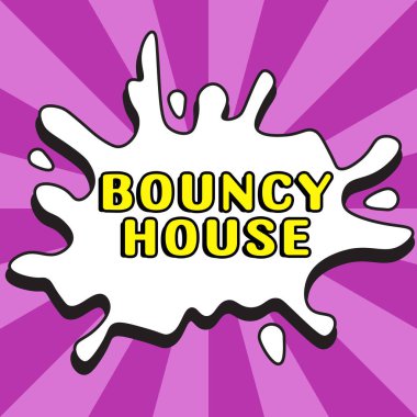 Kavramsal başlık Zıplama Evi, İş Konsepti İnternet Yapay Zeka üzerinden çalışan otomatik program