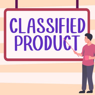 Conceptual caption Classified Product, Word Written on Sensitive Data Top Secret Unauthorized Disclosure
