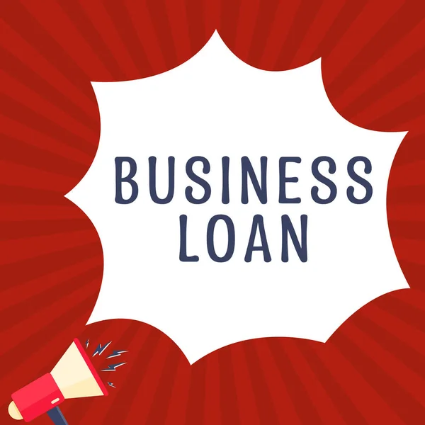 Inspiration Zeigt Zeichen Business Loan Internet Konzept Credit Mortgage Financial — Stockfoto