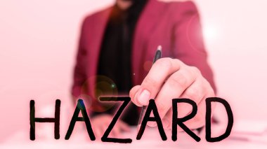 Tehlike, İnternet Konsepti hesabı veya tehlikeyi veya riski açıklayan açıklama imzası