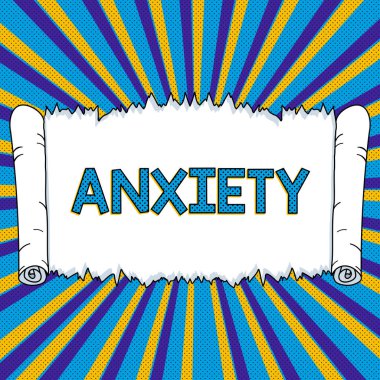 İlham kaynağı gösteren metin, aşırı huzursuzluk ve panik atak sendromu anlamına geliyor.