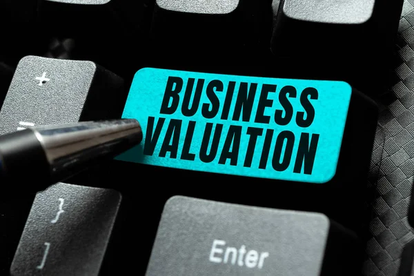 Inspiration showing sign Business Valuation, Internet Concept determining the economic value of a whole business