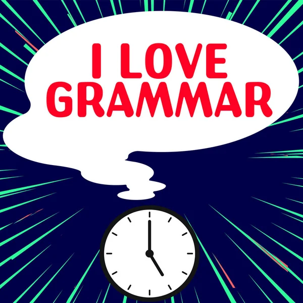 Tekst Die Inspiratie Toont Love Grammatica Woord Voor Daad Van — Stockfoto