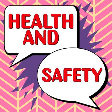 Kavramsal manşet: Sağlık ve Güvenlik, İş yaklaşımı Kendinizi zarardan korumak için uygun adımlar atmak