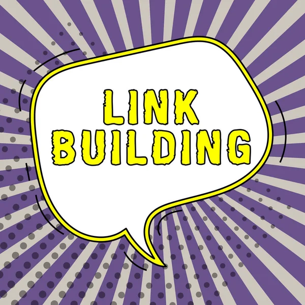 Handwriting text Link Building, Business idea SEO Term Exchange Links Acquire Hyperlinks Indexed