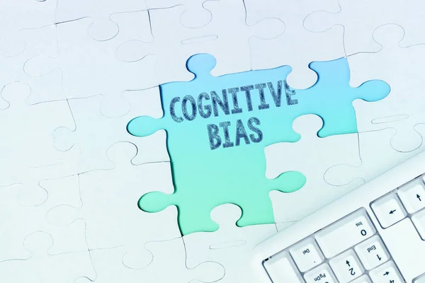 Congnitive Bias Business Overview Psychological Treatment Mental Disorder — 스톡 사진