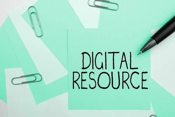 Conceptual Display Digital Resource Business Overview Content Distributed Digitally Internet — Fotografia de Stock