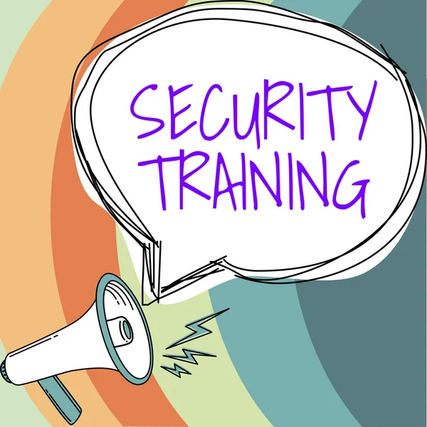 Continual Display Security Training Обучение Конечных Пользователей Основам Безопасности — стоковое фото