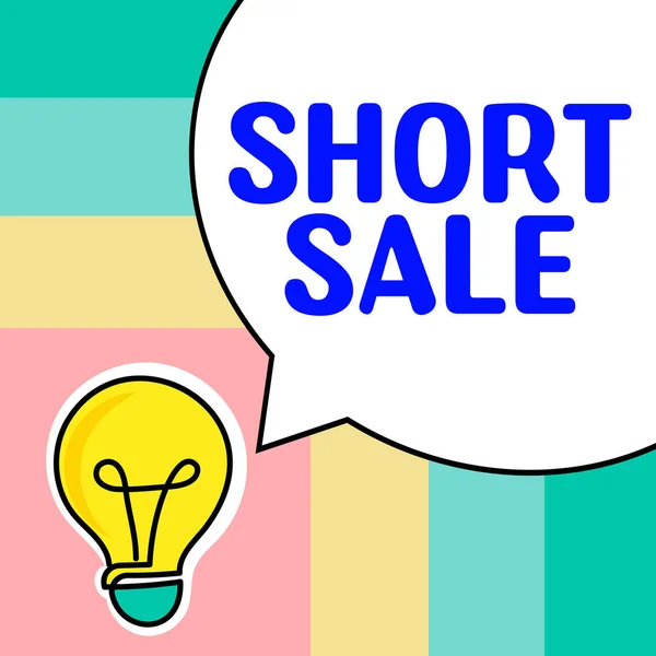 Text Showing Inspiration Short Sale Conceptual Photo Home Offered Price — Stockfoto