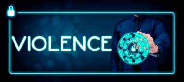 Kavramsal manşet Şiddet, İş Denetleme Fiziksel güç kullanımını yaralama, kötüye kullanma, zarar verme veya yok etme