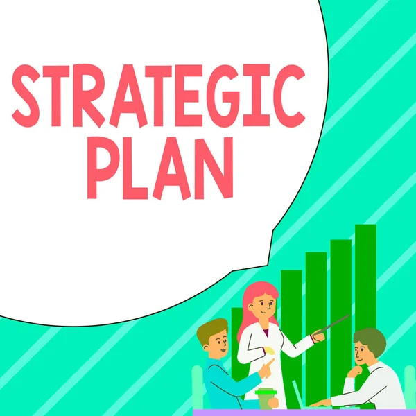 Tekst Pisma Plan Strategiczny Podejście Biznesowe Proces Definiowania Strategii Podejmowania — Zdjęcie stockowe