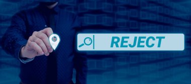 Kavramsal başlık Reddedildi, Reddedildiğinde Sözcük Yetersiz veya hatalı olarak yazıldı Teklifi kabul etmeyin