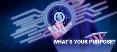 Bir şeyin neden yapıldığını ya da ne için var olduğunu bulmak için soru üzerine yazılmış 