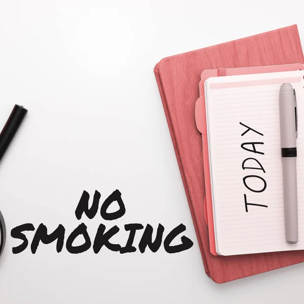 Fogalmi Megjelenítés Dohányzás Tilalma Üzleti Megközelítés Dohányzás Tilos Ezen Helyen — Stock Fotó