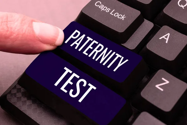 Conceptual Caption Paternity Test Concept Meaning Test Dna Determine Whether — Stock Photo, Image