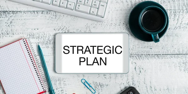 Εγγραφείτε Εμφάνιση Στρατηγικό Σχέδιο Επιχειρηματική Έννοια Μια Διαδικασία Καθορισμού Της — Φωτογραφία Αρχείου
