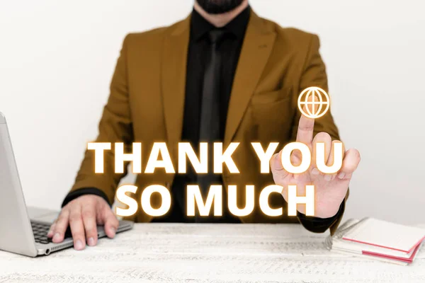 Konzeptionelle Anzeige Vielen Dank Konzeptionelle Foto Ausdruck Der Dankbarkeit Grüße — Stockfoto