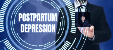 El yazısı metni Doğum Sonrası Depresyonu, İş Fikri Doğumdan sonra yoğun depresyon içeren bir ruh hali bozukluğu