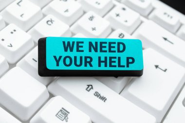 El yazısı metni Yardımınıza İhtiyacımız var, Hizmet Yardımı Desteğiyle Yazılı Sözcük Yardım Bağışı