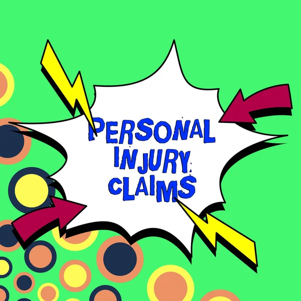 Writing displaying text Personal Injury Claims, Business showcase being hurt or injured inside work environment