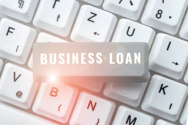 Zarejestruj Wyświetlanie Business Loan Internet Concept Credit Hitgage Pomoc Finansowa — Zdjęcie stockowe