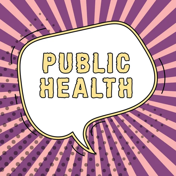 Didascalia Concettuale Public Health Business Idea Promuovere Stili Vita Sani — Foto Stock
