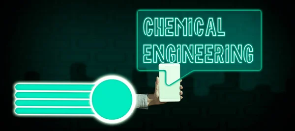 Text Showing Inspiration Chemical Engineering Internet Concept Developing Things Dealing — Stock Photo, Image