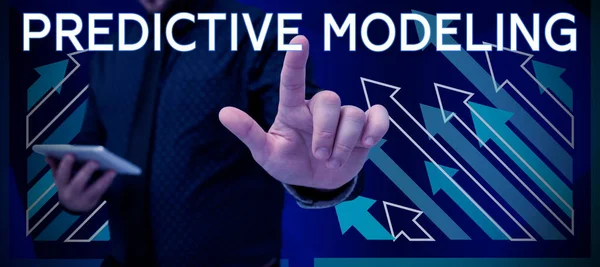 Text Sign Showing Predictive Modeling Business Concept Maintenance Strategy Driven — 스톡 사진