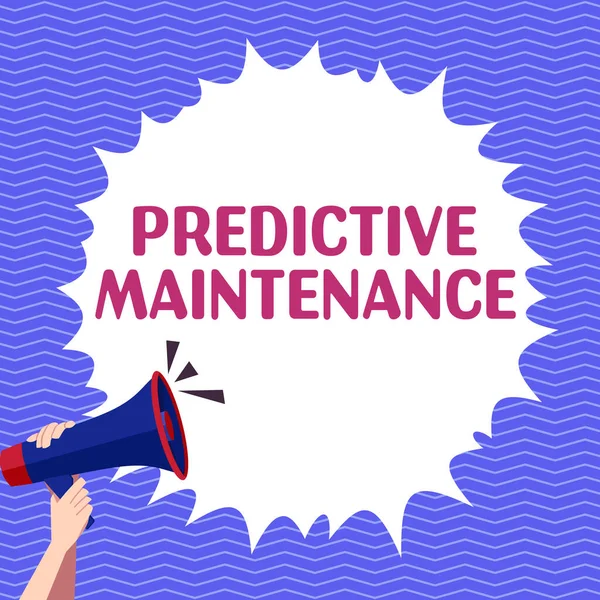 Inspiration Showing Sign Predictive Maintenance Conceptual Photo Predict Equipment Failure — Stock Fotó