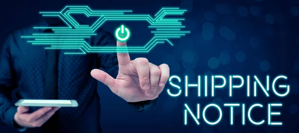 Inspiration Showing Sign Shipping Notice Business Concept Ships Considered Collectively — Fotografia de Stock
