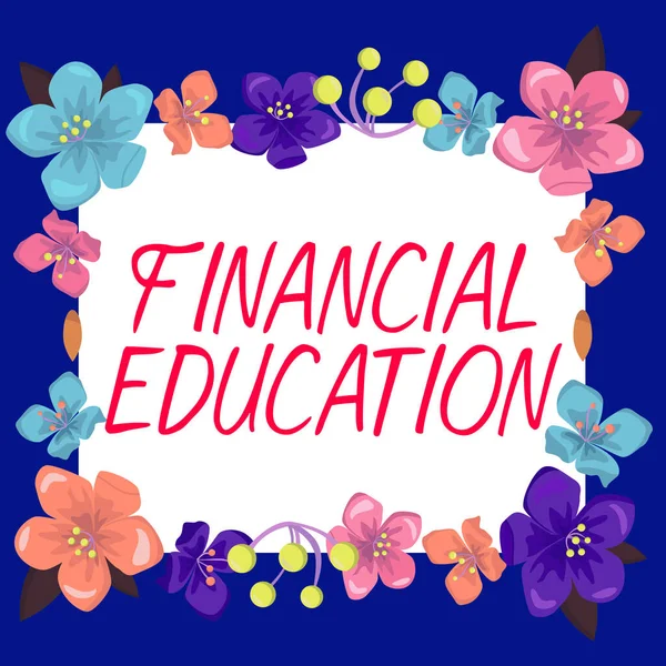 Conceptual Display Financial Education Business Overview Understanding Monetary Areas Finance — Zdjęcie stockowe