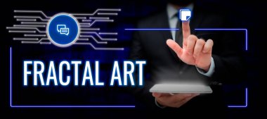 İlham kaynağı olan Fraktal Sanatı, İş Sanatı, Açık tartışmada kullanılan web sitesinin yerini veya bölümünü gösteren metin