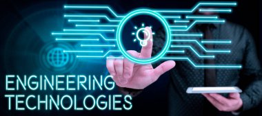 Mühendislik Teknolojileri 'ni gösteren ilham kaynağı, mühendisliğin fiziksel ve matematiksel temelleriyle ilgili bir kelime.