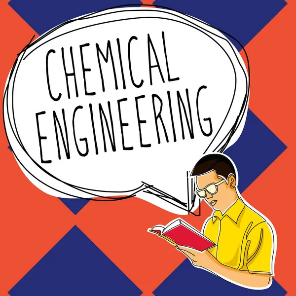 Концептуальный Дисплей Chemical Engineering Business Concept Developing Things Dealing Industrial — стоковое фото