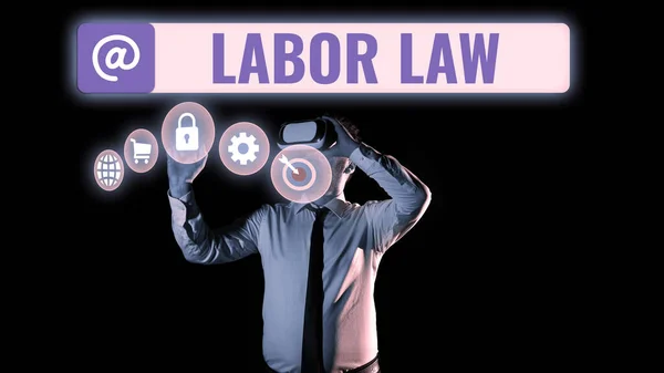 労働法 労働者の権利責任に関する事業アプローチのルール — ストック写真