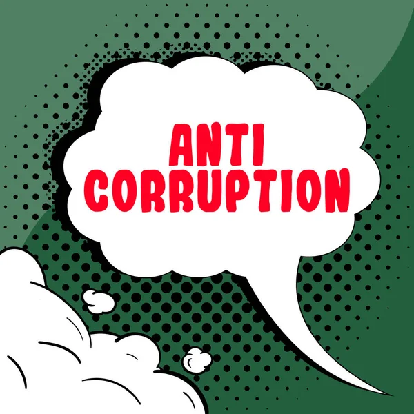 Begreppsmässig Bildtext Korruption Affärsidé Förordningar Sluta Generera Intäkter Genom Olagliga — Stockfoto