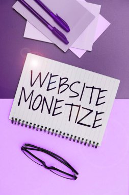 Kavramsal başlık Web Sitesi Para, Kavrama yeteneği Web sitenizde veya blogunuzda eksiksiz bir gelir oluşturur