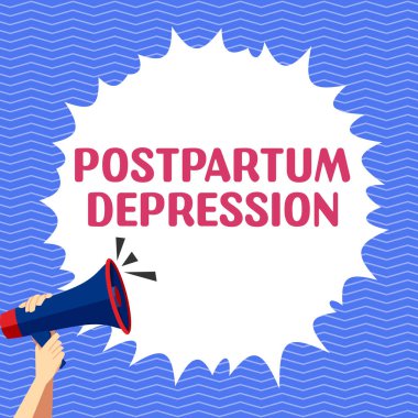 Kavramsal görünüm Doğum Sonrası Depresyonu, Kavramsal Fotoğraf Doğum sonrası yoğun depresyon içeren bir ruh hali bozukluğu
