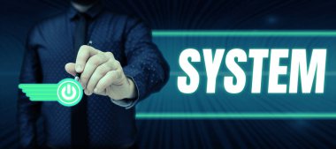 Metin Sistemi, parçalar mekanizması ya da ağ olarak birlikte çalışan şeylerin iş genel görünümü yazılıyor