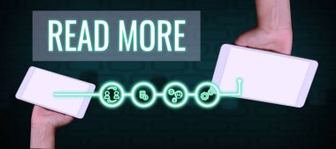 El yazısı metni Daha Fazla Oku, Özel bir konu veya öge için daha fazla zaman veya ayrıntılı okuma sağlamak için kelime