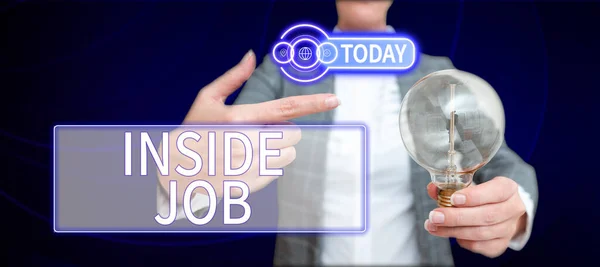 Inspiration Showing Sign Job Internet Concept Done Help Someone Position — Fotografia de Stock