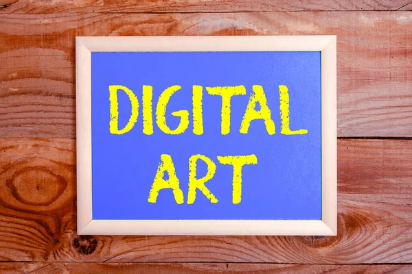 Texto Mostrando Inspiração Arte Digital Foto Conceitual Uso Habilidade Imaginação — Fotografia de Stock