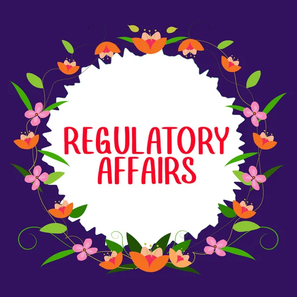 Conceptual Caption Regulatory Affairs Business Approach Desire Governments Protect Public — Foto Stock