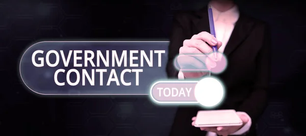 Text Showing Inspiration Government Contact Business Overview Debt Security Issued — Stock Photo, Image