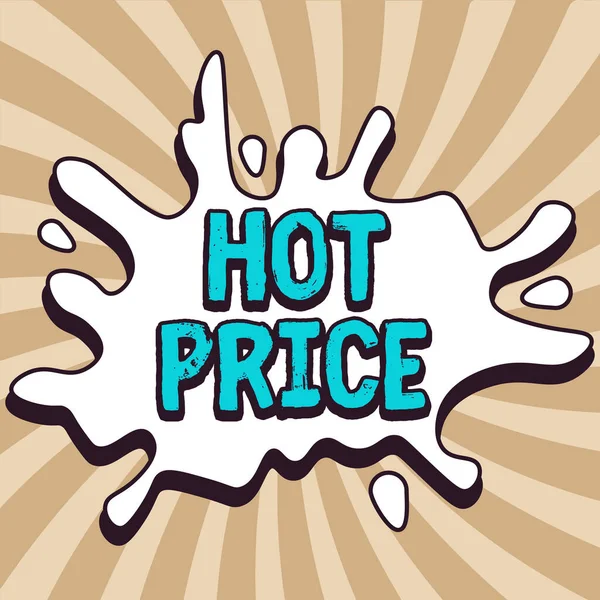 Pisanie Wyświetlania Tekstu Hot Price Concept Znaczenie Kupujący Lub Sprzedający — Zdjęcie stockowe