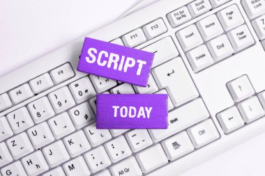 El yazısı betiği, kavramsal fotoğraf el yazısı oyunun yazılı karakterlerinden farklıdır