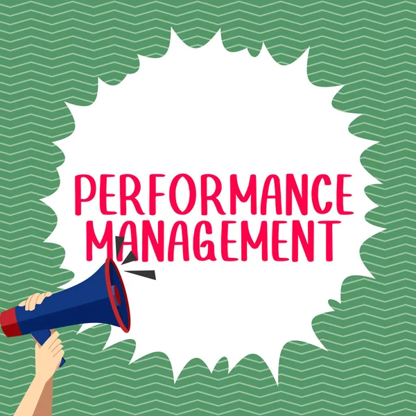 Conceptual Display Performance Management Word Improve Employee Effectiveness Overall Contribution — Stock Photo, Image