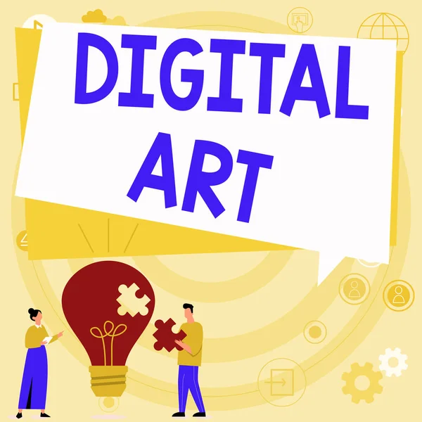 Inspiracja Ukazująca Znak Sztuka Cyfrowa Konceptualne Wykorzystanie Umiejętności Twórczej Wyobraźni — Zdjęcie stockowe