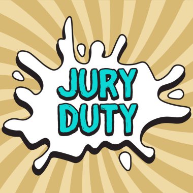 Jüri Görevi, İş yaklaşımı zorunluluğu veya jürinin bir üyesi olarak mahkemede metin yazma