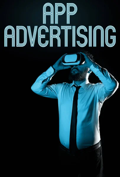 Текст Показує Натхнення Програма Реклама Концепція Означає Розробникам Платять Обслуговування — стокове фото